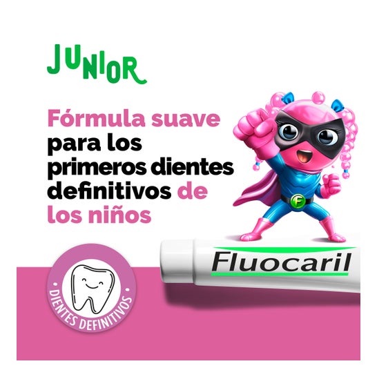 Fluocaril Junior 6-12 Años Gel Bubble 2x75ml