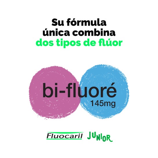 Fluocaril Junior 6-12 Años Gel Bubble 2x75ml