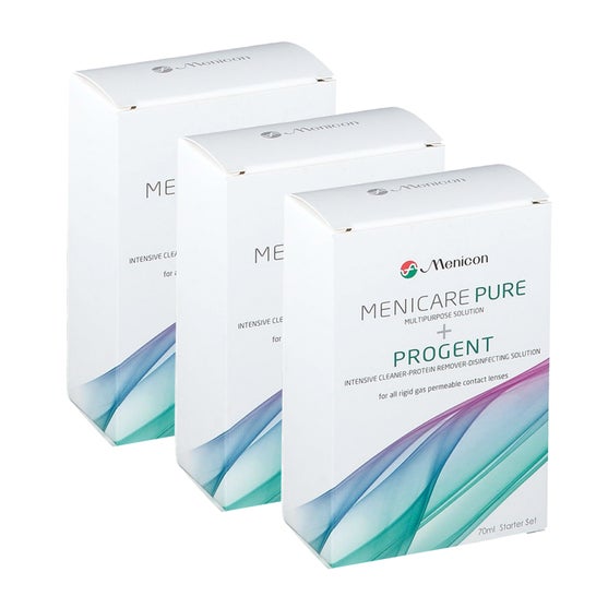Menicare Pack 3 Kit Menicare Pure + Progent® 70ml