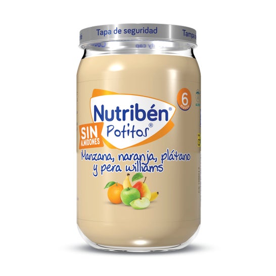 Nutriben Potito Manzana Naranja Plátano Pera 235g