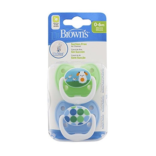 Dr Browns Pacifier Sil.prevent Classic Child 0-6m T1