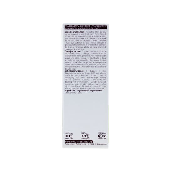 Pranarëm bergamota 10ml de óleo essencial