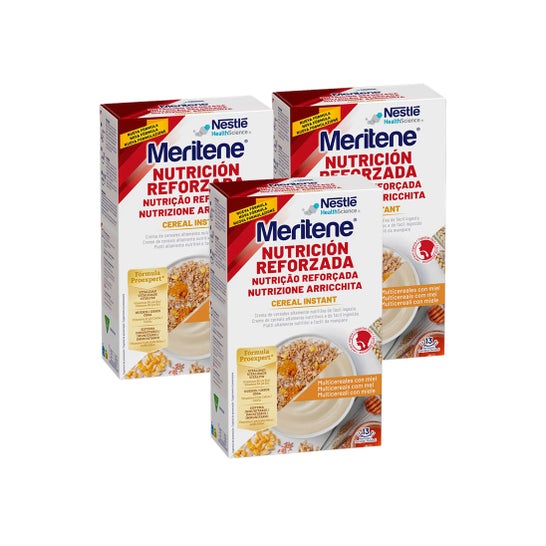 Meritene Nutrição Reforçada Cereal Instantâneo Multicereais 3x520 g