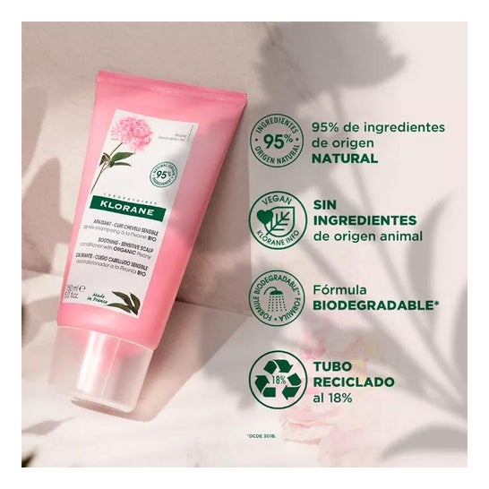 Klorane gel após champô com extrato de peônia 150ml Klorane gel após champô com extrato de peônia 150ml