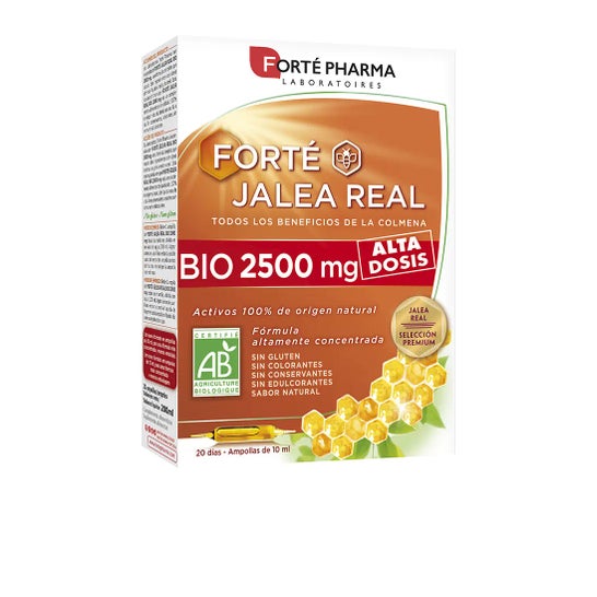 Forte Pharma Forté Royal Jelly Bio 2500mg 20 Ampolas
