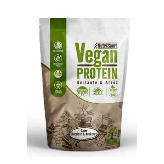 Nutrisport Proteína Vegan Avelã Choco 520g Nutrisport Proteína Vegan Avelã Choco 520g