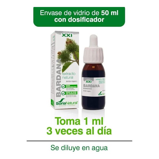 Soria Natural Ext. Glicerina de Bardana XXL 50ml Soria Natural Ext. Glicerina de Bardana XXL 50ml