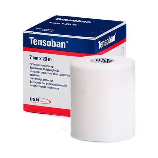Protetor de bandagem adesiva Tensoban 7 cm x 20 metros