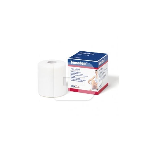Protetor de bandagem adesiva Tensoban 7 cm x 20 metros