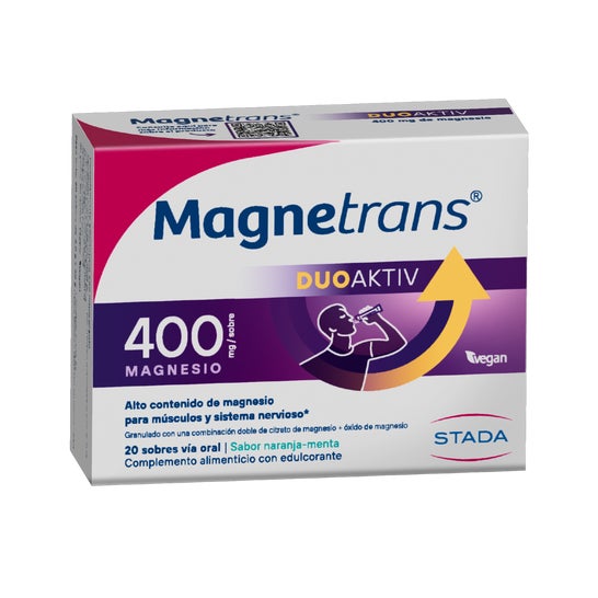 Magnetrans Duo Activ 400 mg Magnésio 20 sachês