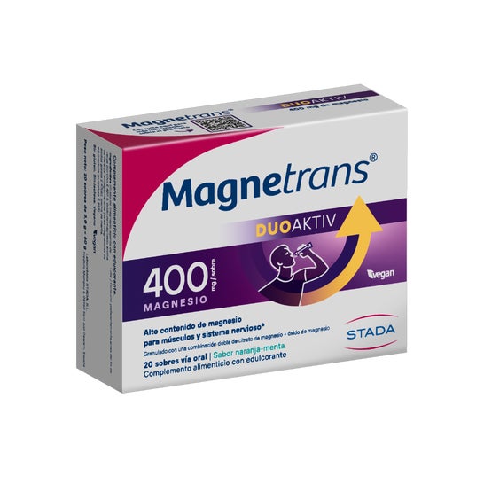 Magnetrans Duo Activ 400 mg Magnésio 20 sachês