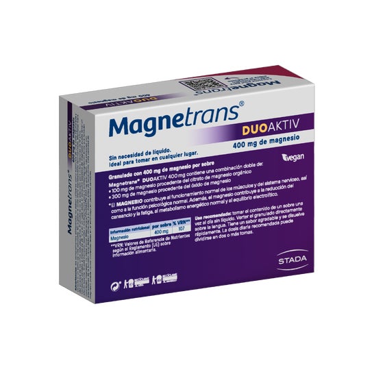 Magnetrans Duo Activ 400 mg Magnésio 20 sachês