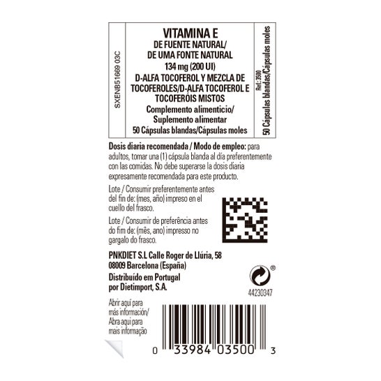 Solgar Vitamin e 200IU 134mg 50caps