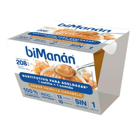 biManán™ taça de baunilha e caramelo 210g