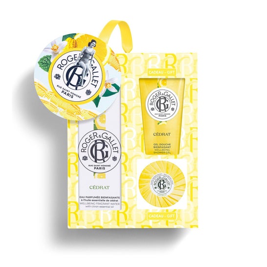 Roger & Gallet Pack Cédrat Água Perfumada + Gel + Sabonete