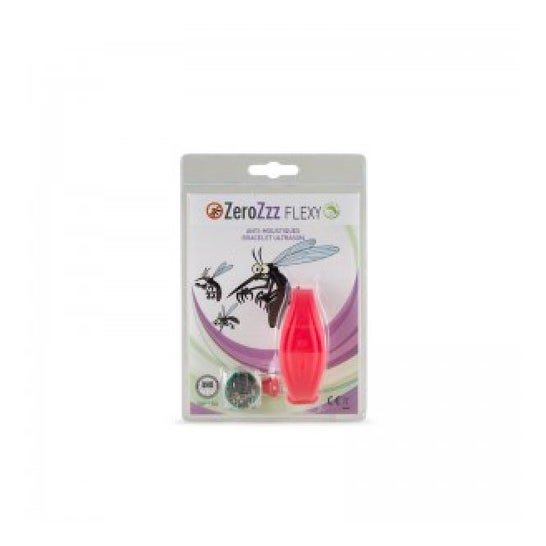 ZeroZZZ Flexy Repelente de Mosquitos Electrónico Rojo 1ud