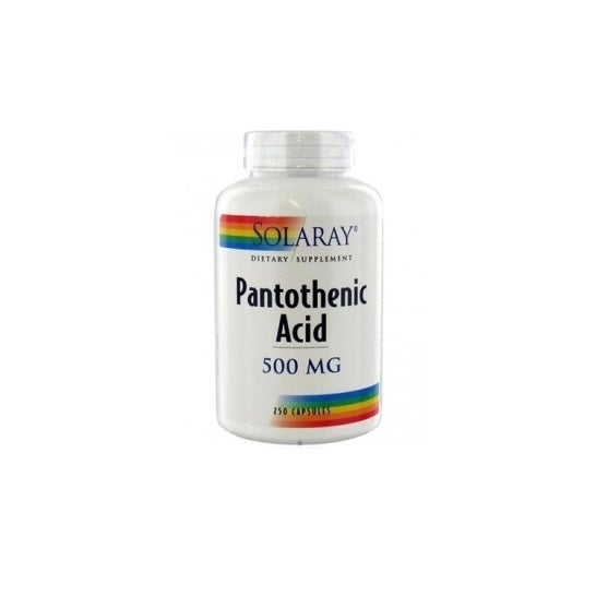 Ácido Pantotênico Solaray 500mg 100cáps