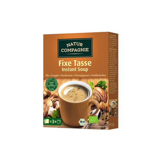 Sopa de Cogumelo Instantânea Orgânica Natur Compagnie 51g