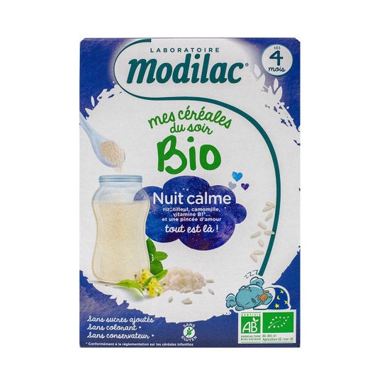 Modilac Premières Céréales Nuit Calme Bio 250g