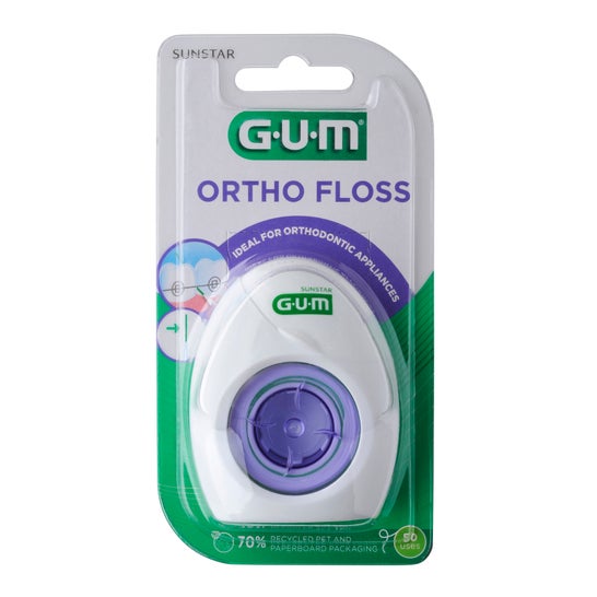 GUM™ 2080 Ortho Floss sem cera 100uds