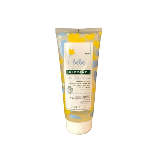 Klorane Bébé gel suave corpo e cabelo 200ml