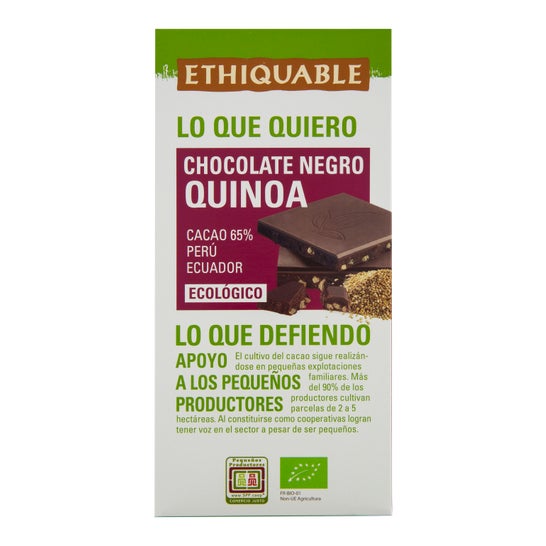 Eqüitativo Choco Black Quinoa Bio 100g