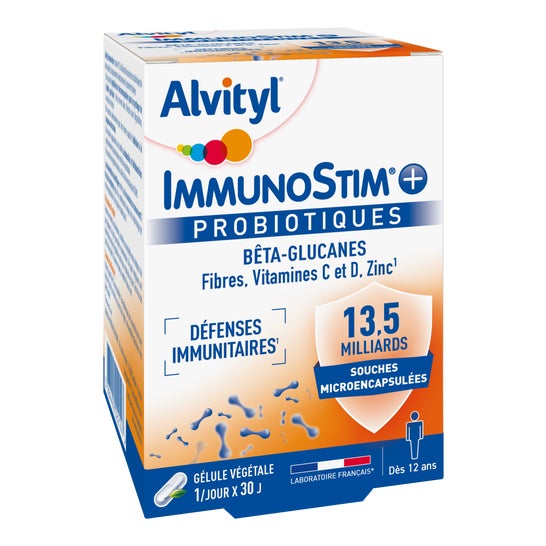 Alvityl ImmunoStim + Probiotiques 30caps