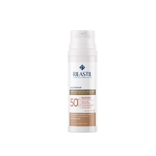 Rilastil Sun System Age Repair Crema Solar Facial Antiedad Color SPF50+ 50ml