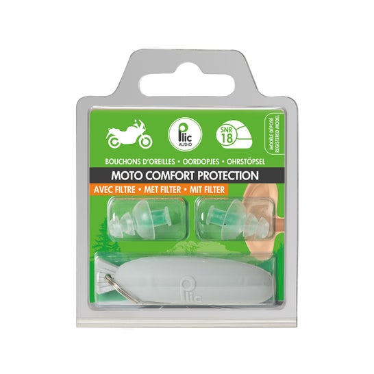 Plic Audio Tampões Moto Comfort Protection 3 Unidades