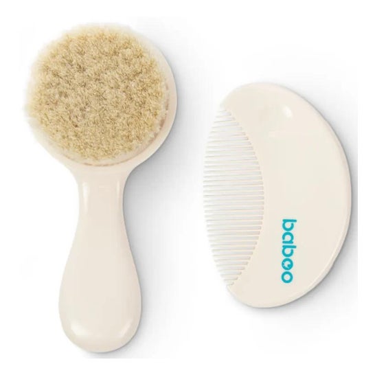 Baboo Set Escova + Pente +0M 2 Unidades Baboo Set Escova + Pente +0M 2 Unidades