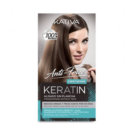 Kativa Keratin Anti-Frizz Smooth Sem Dicas de Reparo de Ferro