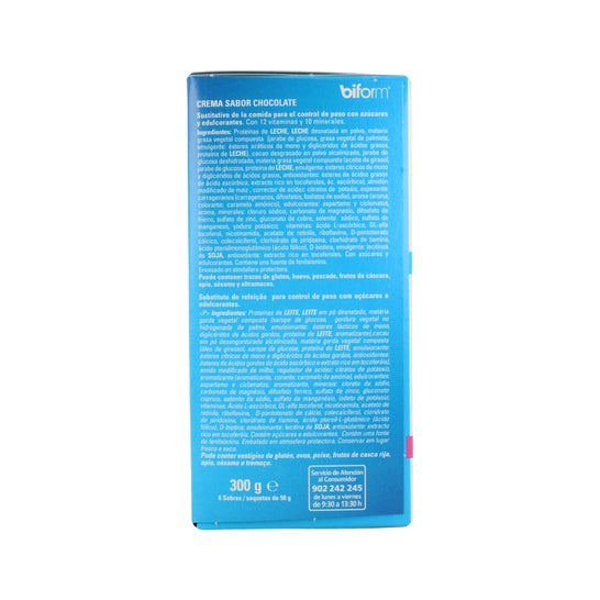 Chocolate de creme biforme 6 sobresx50g