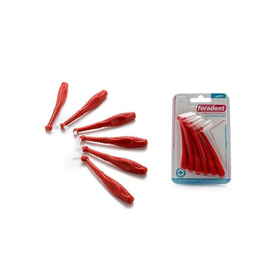 Escova interdental cônica foradente 6uds