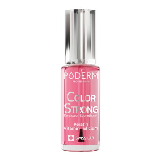 Poderm Verniz Color Strong Endurecedor Bois De Rose 8 ml