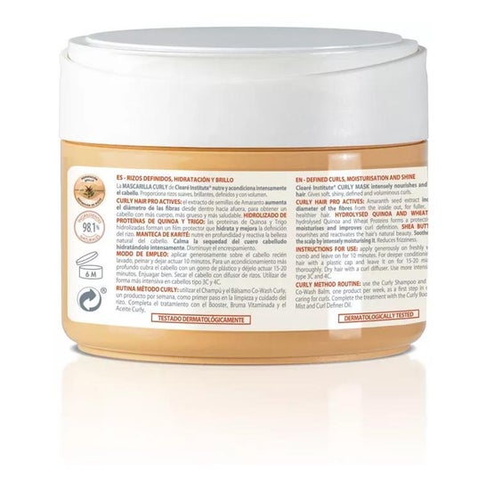 Cleare Institute Mascarilla Curly 300ml Cleare Institute Mascarilla Curly 300ml