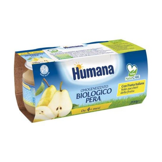 Humana Omog Pear Pear Bio 2X100G