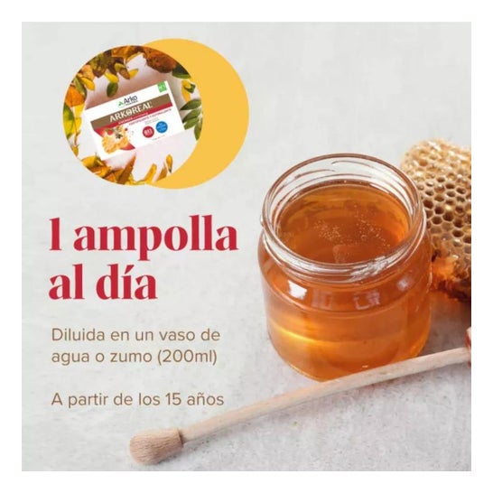 Arkoreal Geleia Real + Ginseng 20 ampolas