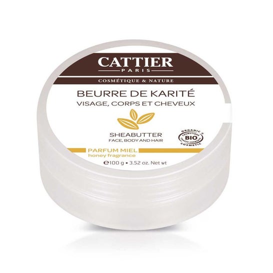Manteiga de karité Cattier manteiga de karité com sabor a manteiga de karité 100 g