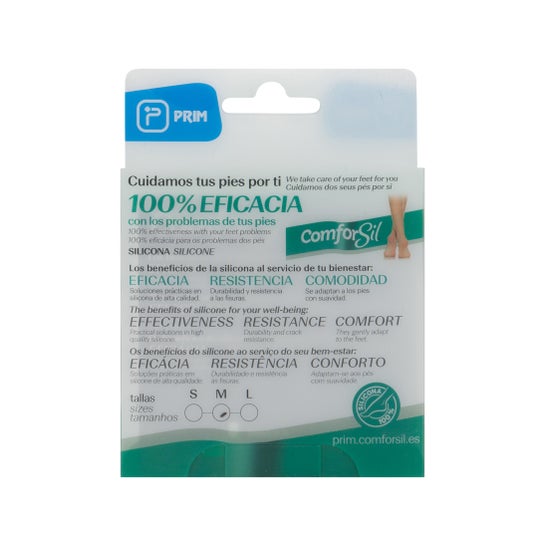 Anel de dedo de ratos de silicone Comforsil direita e esquerda TM 2uds
