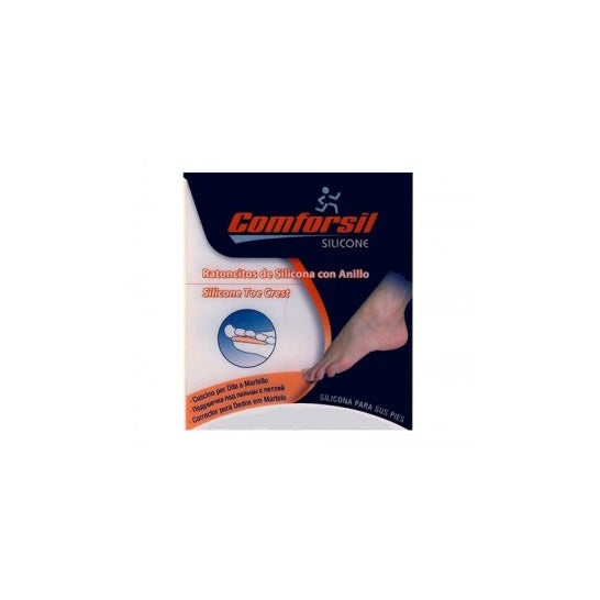 Anel de dedo de ratos de silicone Comforsil direita e esquerda TM 2uds