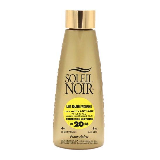 Soleil Noir - Milk With Vitamins SPF4 - 150ml