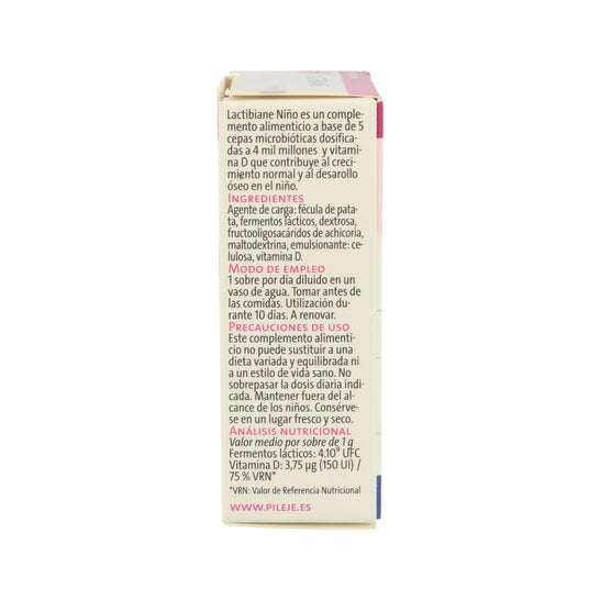 Lactibiane Enfant Pileje 2.5 G 10 Sobres