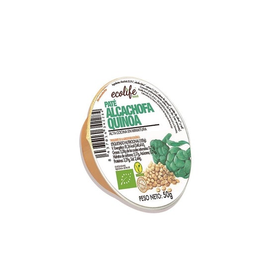 Ecolife Alimento Alcachofra Quinoa Pate Bio 50g