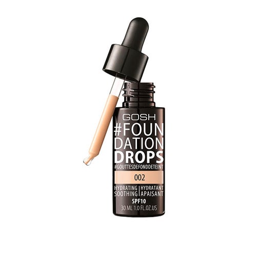Gosh Copenhagen Foundation Drops Spf10 N°002 Marfim 30ml
