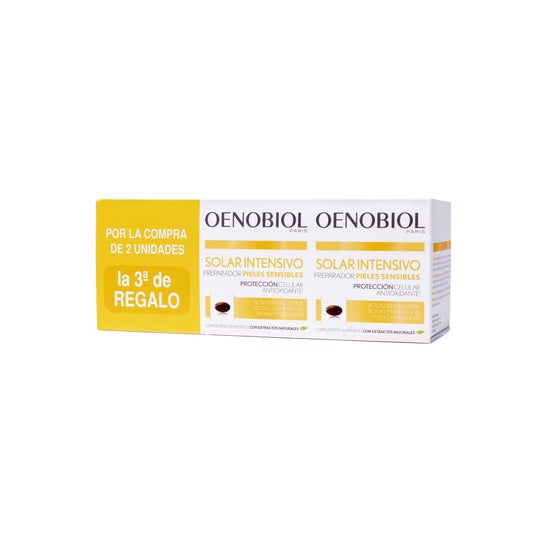 Oenobiol Solaire Intensif Nutriprotection Triplo 3x30 Tampas