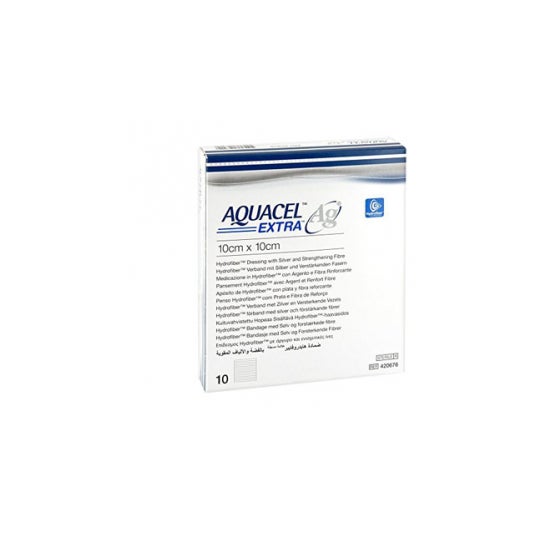 Aquacel-420676 Extra Ag 10X10Cm