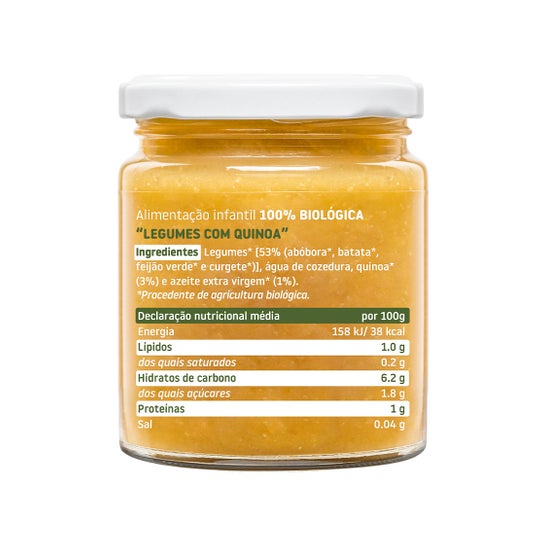Frasco de legumes Smileat quinoa 230g