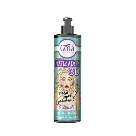 Gota Dourada Condicionador Matificante 3D Platinum 300ml