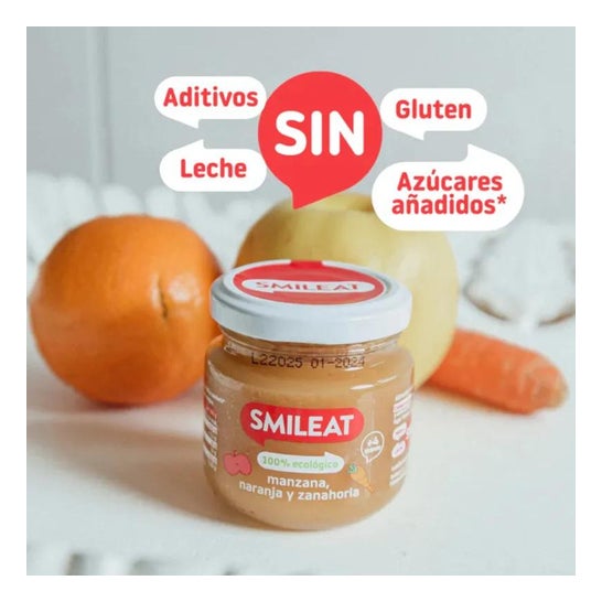 Smileat De Maçã E Laranja Orgânica Smileat De Maçã E Laranja Orgânica