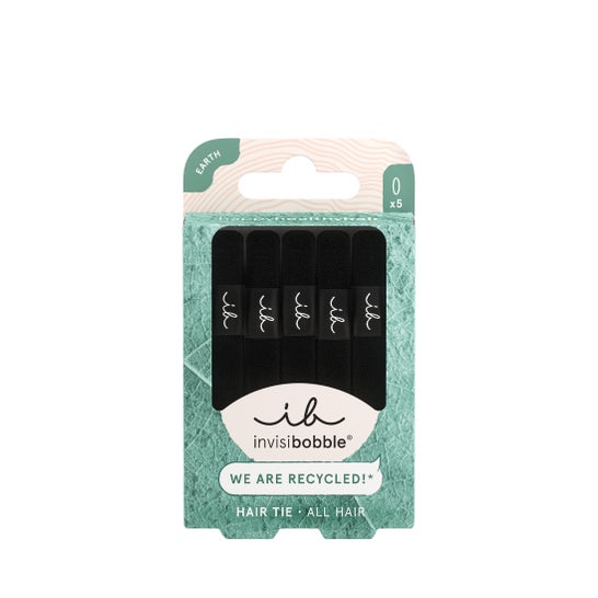 Invisibobble Ecotie Black 5 Unidades